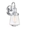 Designers Fountain Taylor 5.25in 1-Light Chrome Industrial Indoor Vanity with Clear Glass Shade 69501-CH - alternate 1